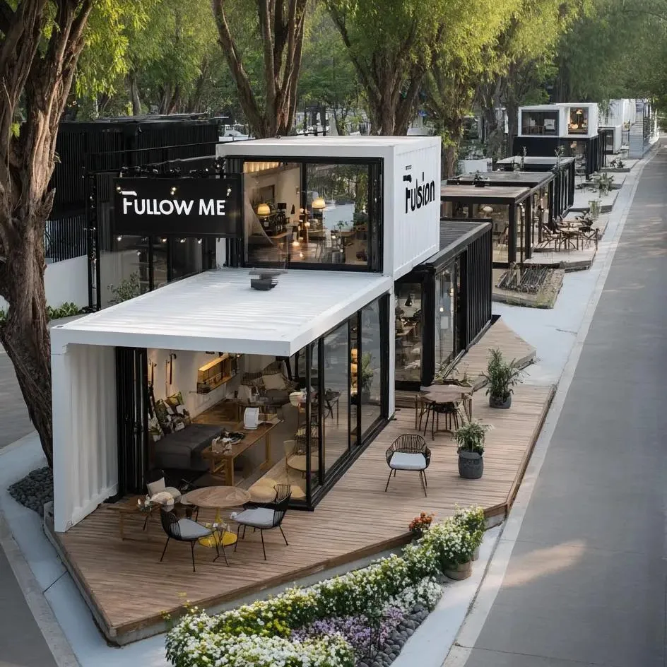 Многофункциональный контейнерный магазин из нержавеющей стали 4