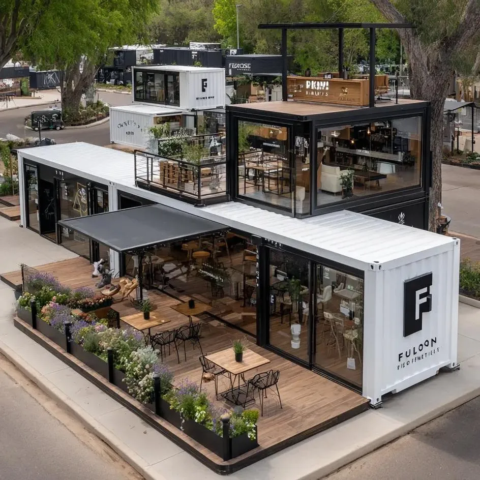 Многофункциональный контейнерный магазин из нержавеющей стали 3