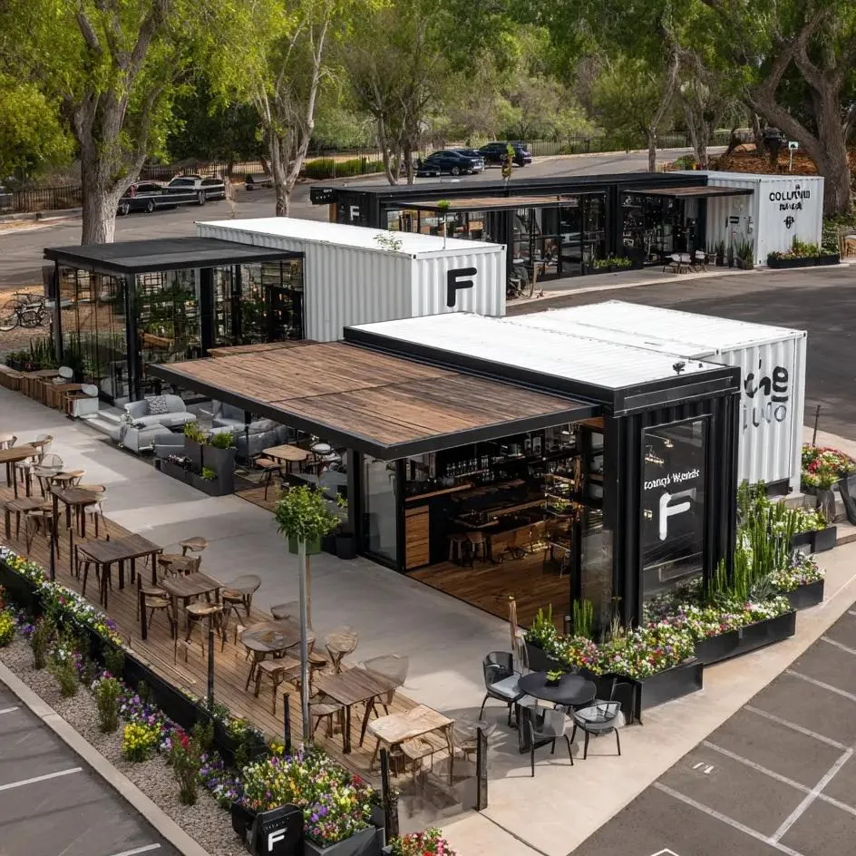 Многофункциональный контейнерный магазин из нержавеющей стали