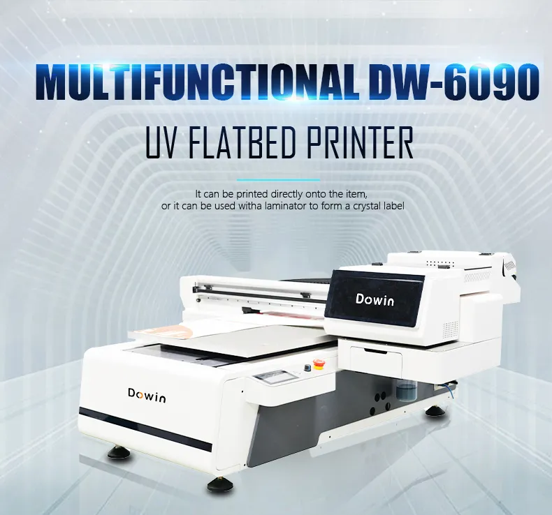 Многофункциональный UV6090 струйный плоский принтер A1 размер 2