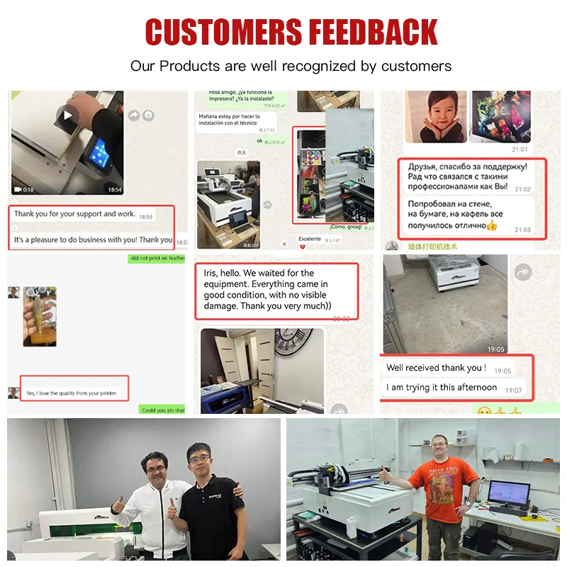 Автоматический струйный УФ A3 плоский принтер XP600 5