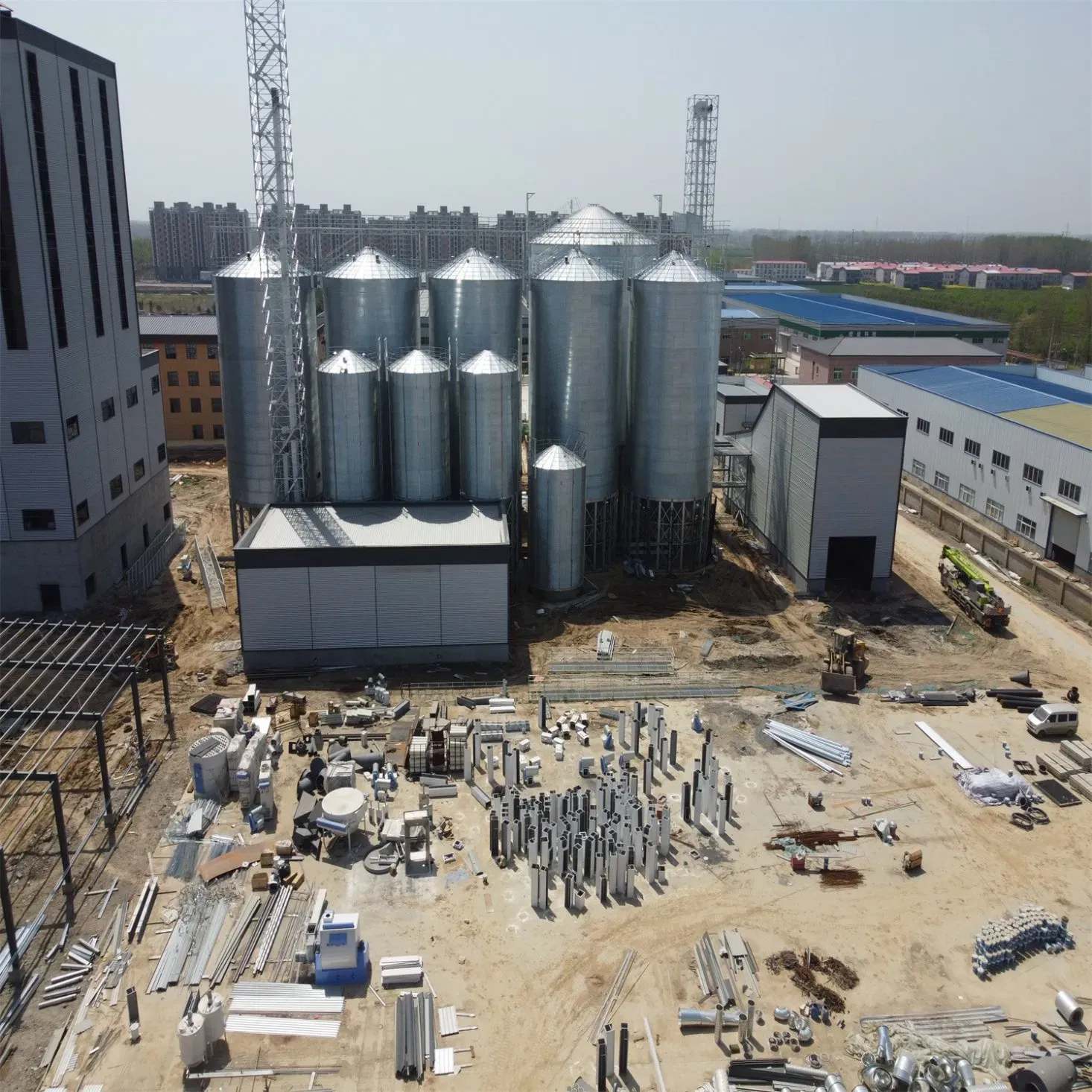 Профессиональный стальной силос для хранения зерна 5