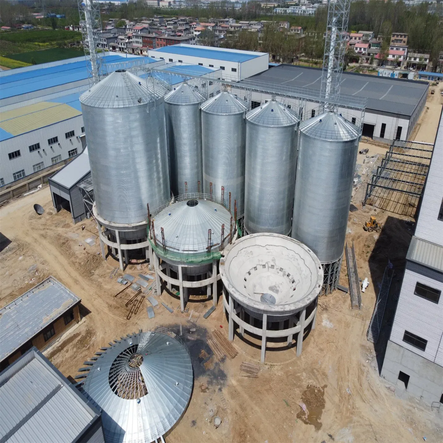 Профессиональный стальной силос для хранения зерна 3