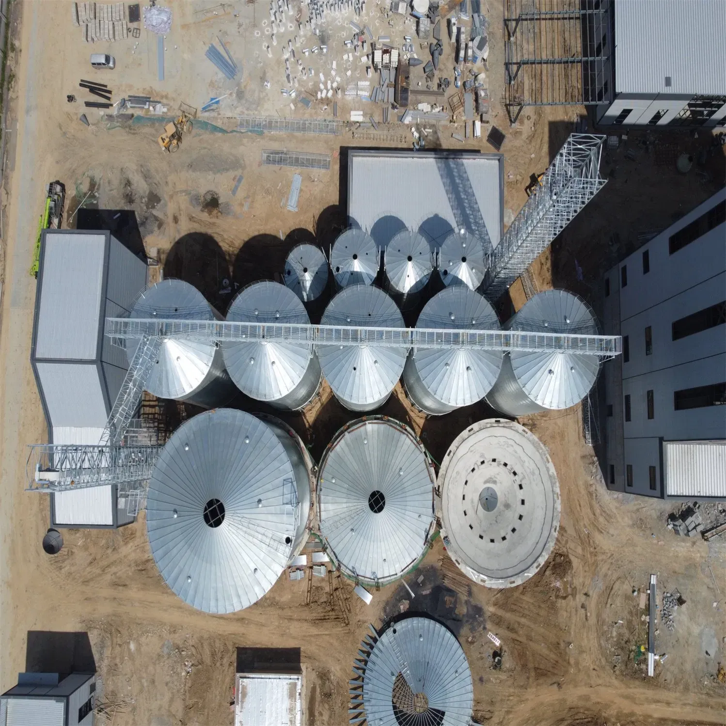 Профессиональный стальной силос для хранения зерна 2