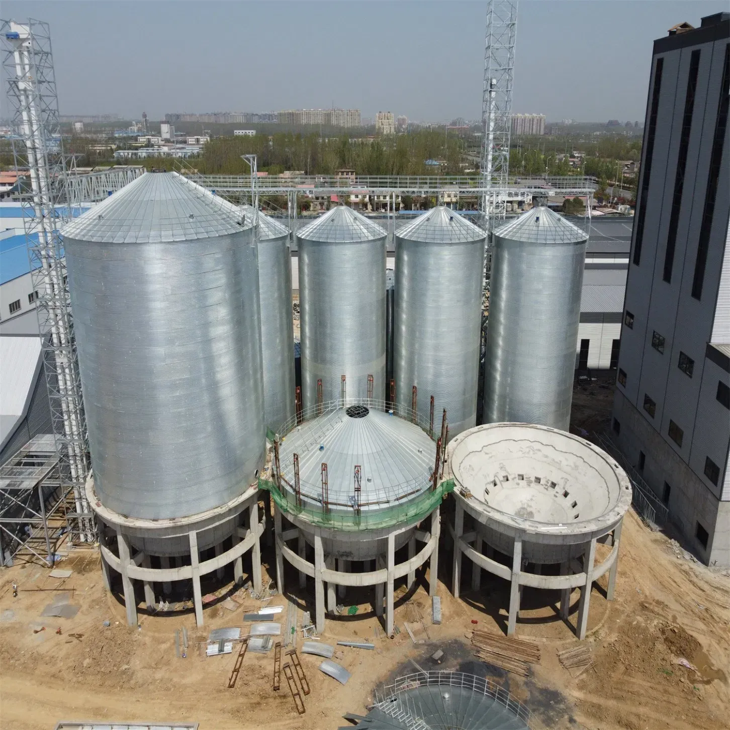 Профессиональный стальной силос для хранения зерна 4