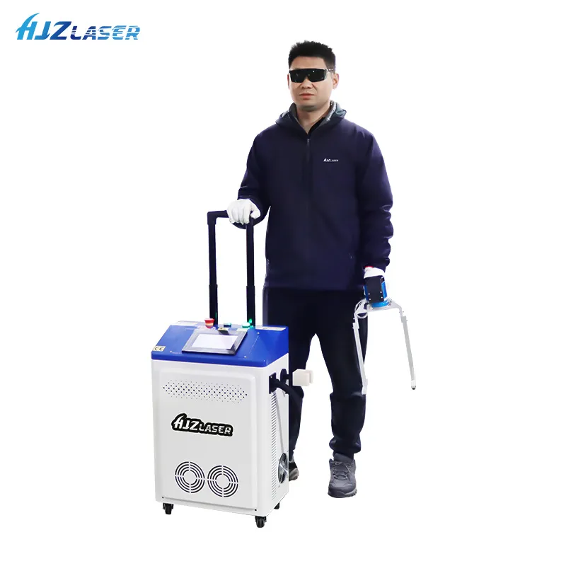 Профессиональная лазерная машина для очистки металла и дерева 2