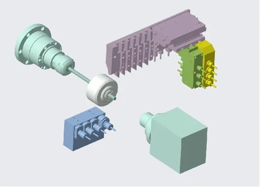 Новый Тех B20 Суб Шпиндель ЧПУ Швейцарский Тип 5 Ось Токарный Станок 4