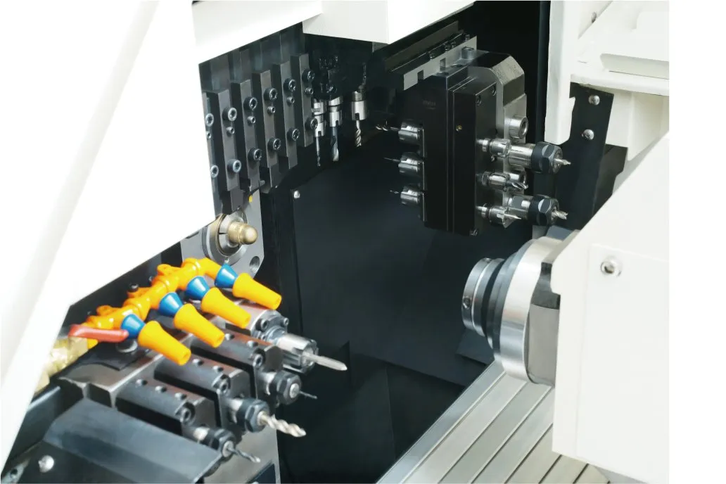 Новый Тех B20 Суб Шпиндель ЧПУ Швейцарский Тип 5 Ось Токарный Станок 6