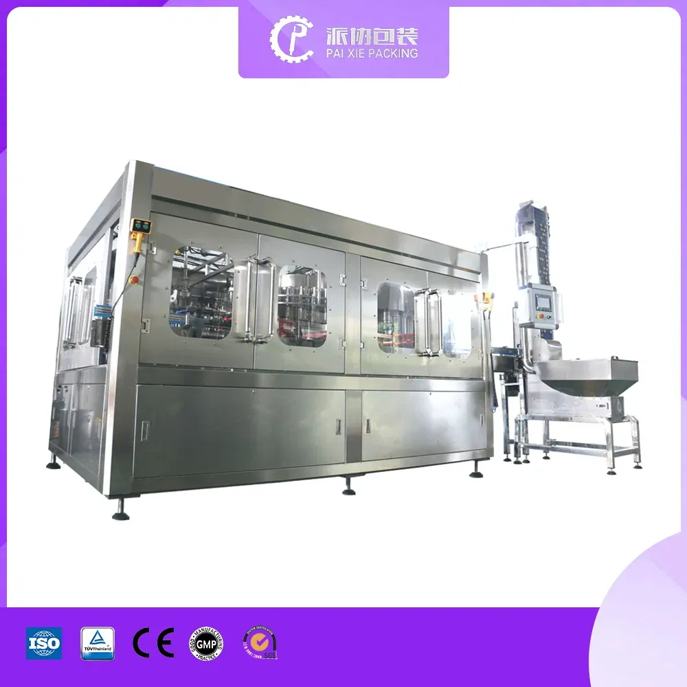 Автоматическая ротационная упаковочная машина для воды 6