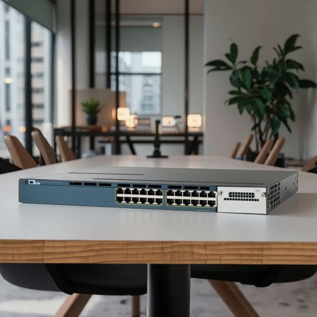 Оригинальный Cisco WS-C3560X-24T-S Коммутатор IP Base