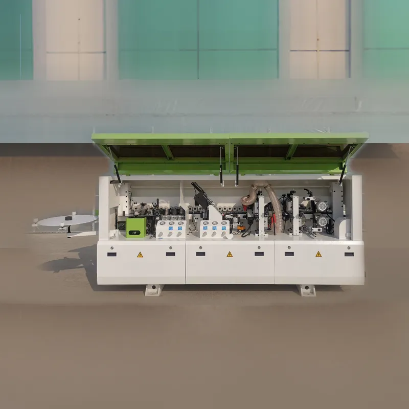 Полуавтоматический станок для кромления древесины и ПВХ