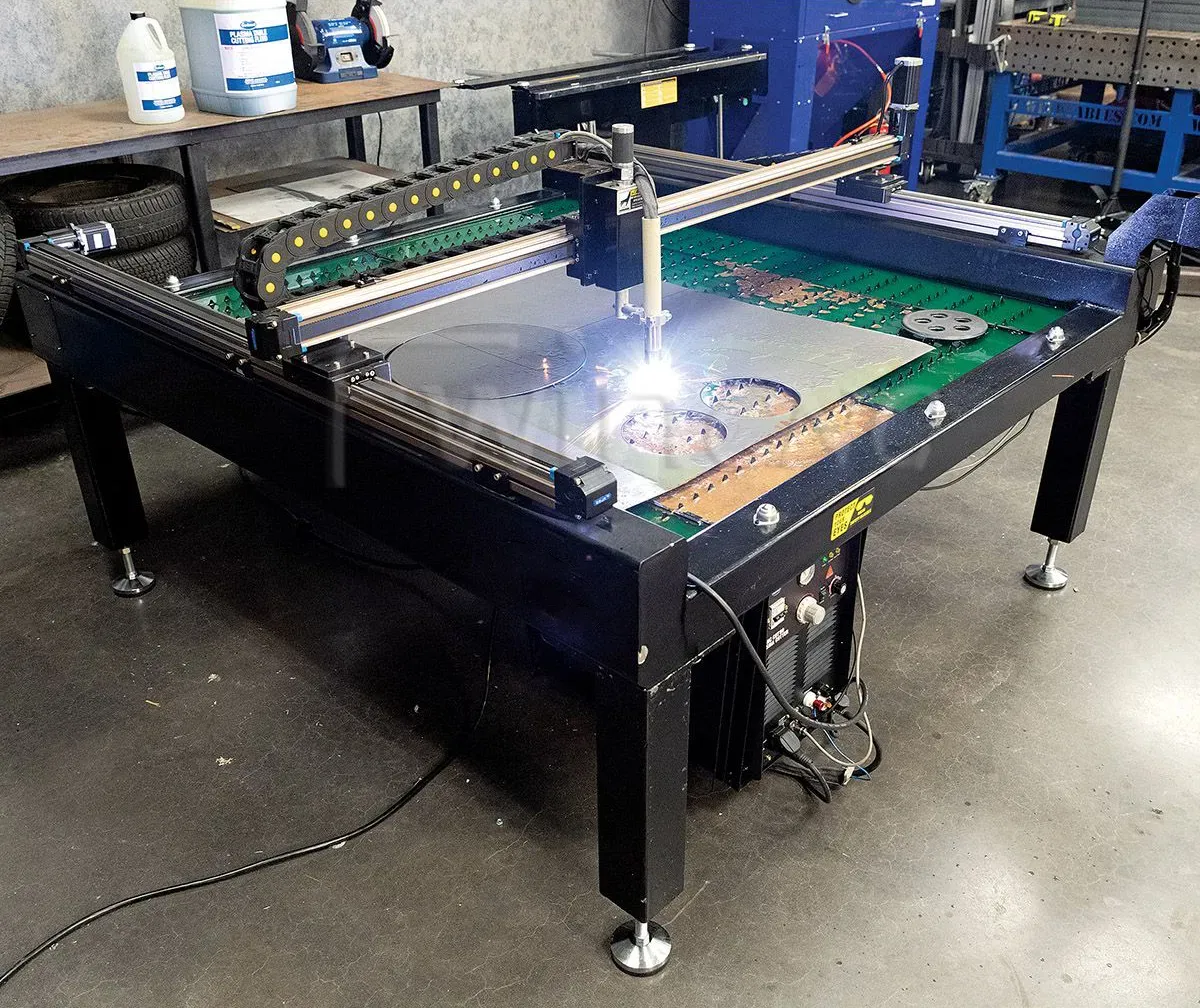 Профессиональный плазменный стол для ЧПУ резки металла 2