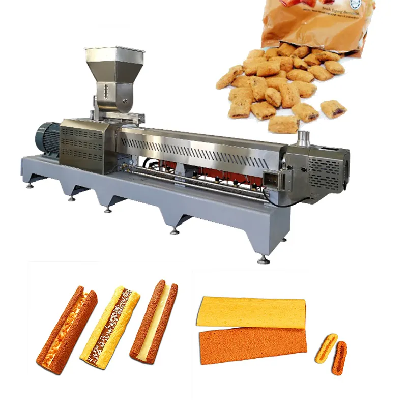 Автоматическая машина для производства закусок с шоколадной начинкой 5