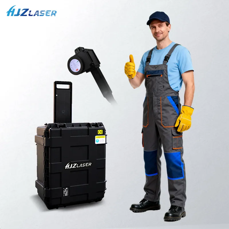 Профессиональная лазерная машина для очистки металла и дерева 4