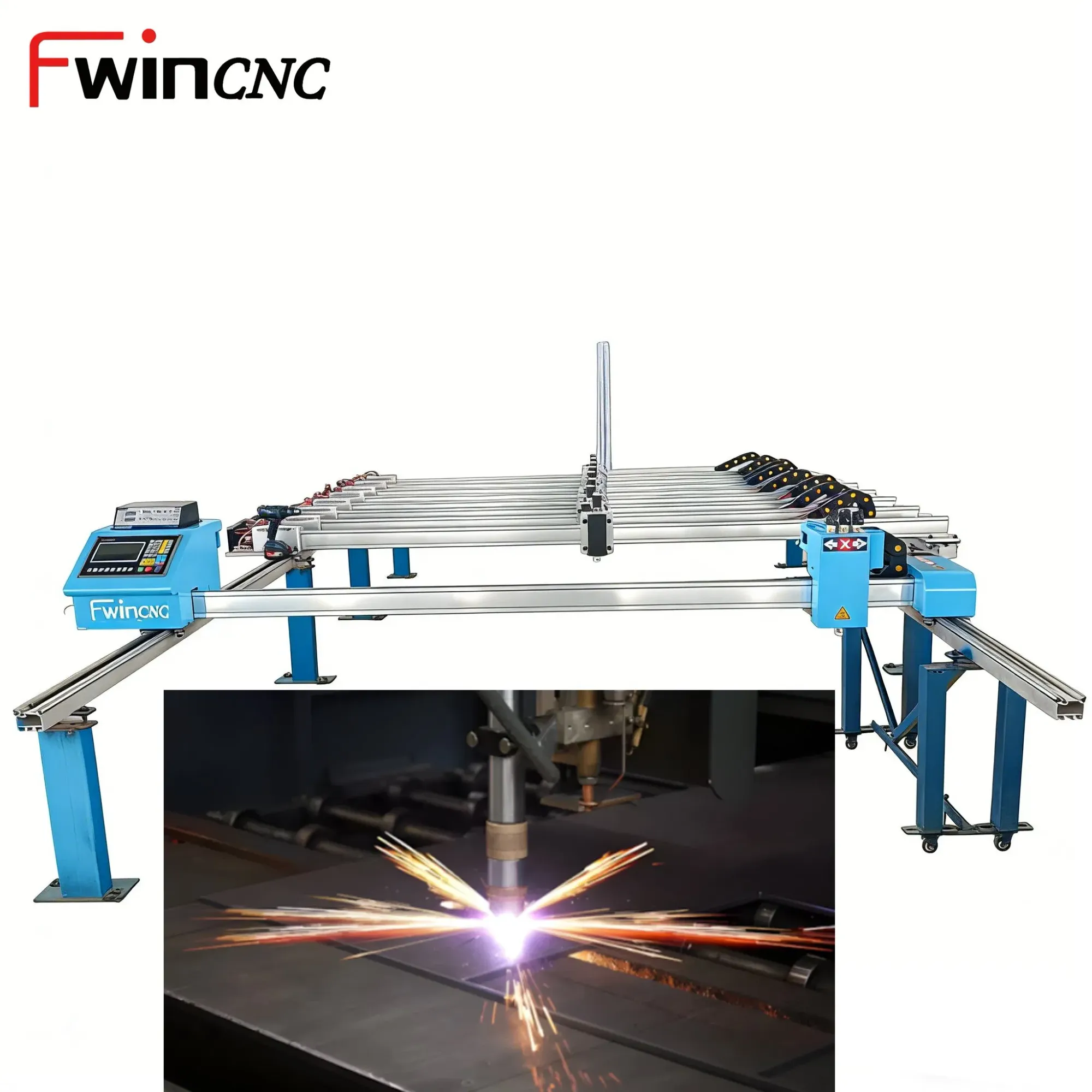 Профессиональный плазменный резак для резки стальных плит