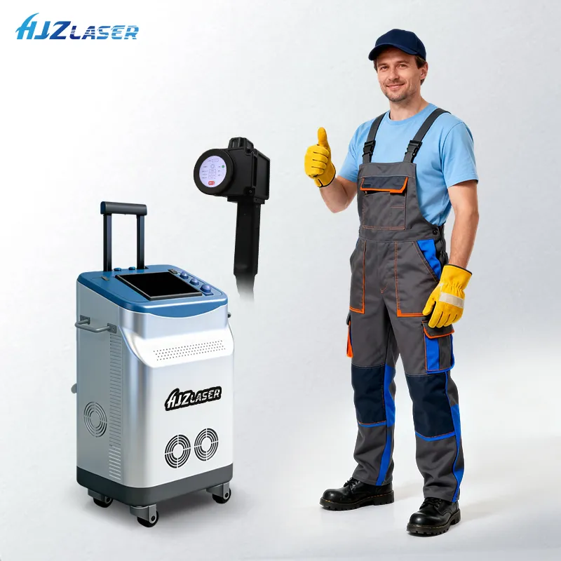 Портативная ручная пульсирующая лазерная очистительная машина для восстановления металлических поверхностей