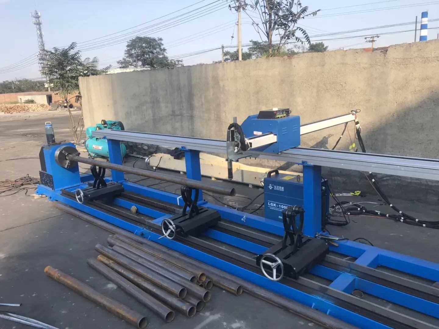 Портативный металлический трубный и пластинный ЧПУ плазменный и газовый резак с патроном 3