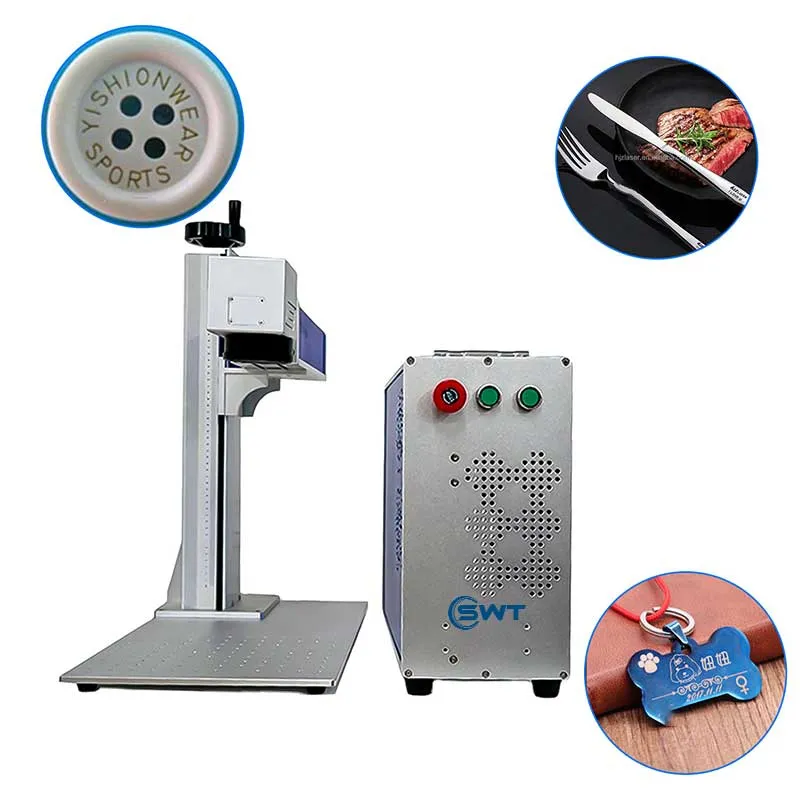 Портативная мини 20W 30W волоконно-лазерная маркировочная машина 4