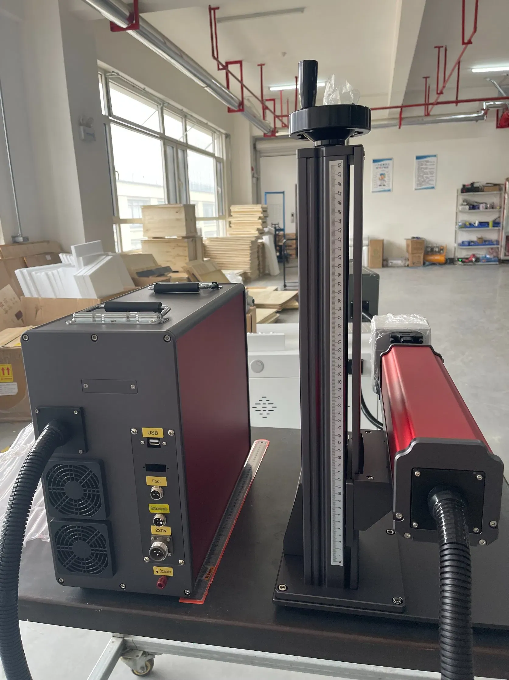 Профессиональный волоконный лазерный гравировщик Raycus 20W 30W 50W 5