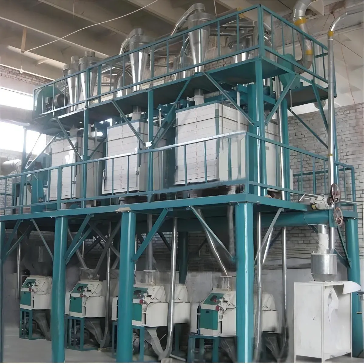 Мельница для помола кукурузы и пшеницы, оборудование для измельчения 2