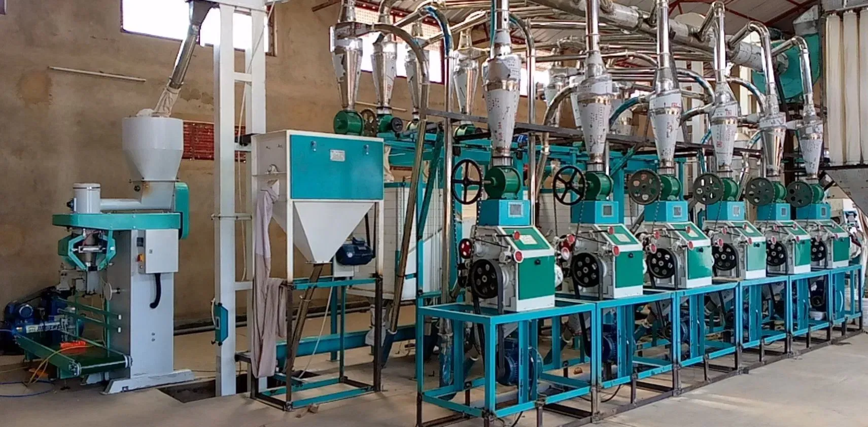 Мельница для помола кукурузы и пшеницы, оборудование для измельчения 6