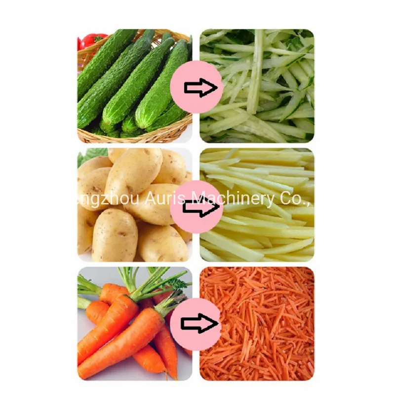 Профессиональная машина для нарезки картофельных полосок 6