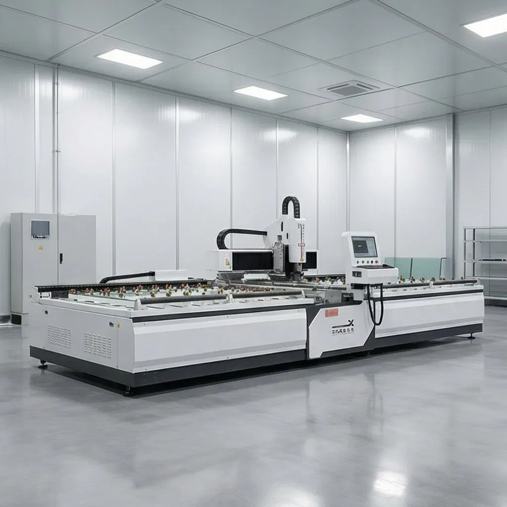 Профессиональное оборудование для точного сверления и фрезерования стекла 5