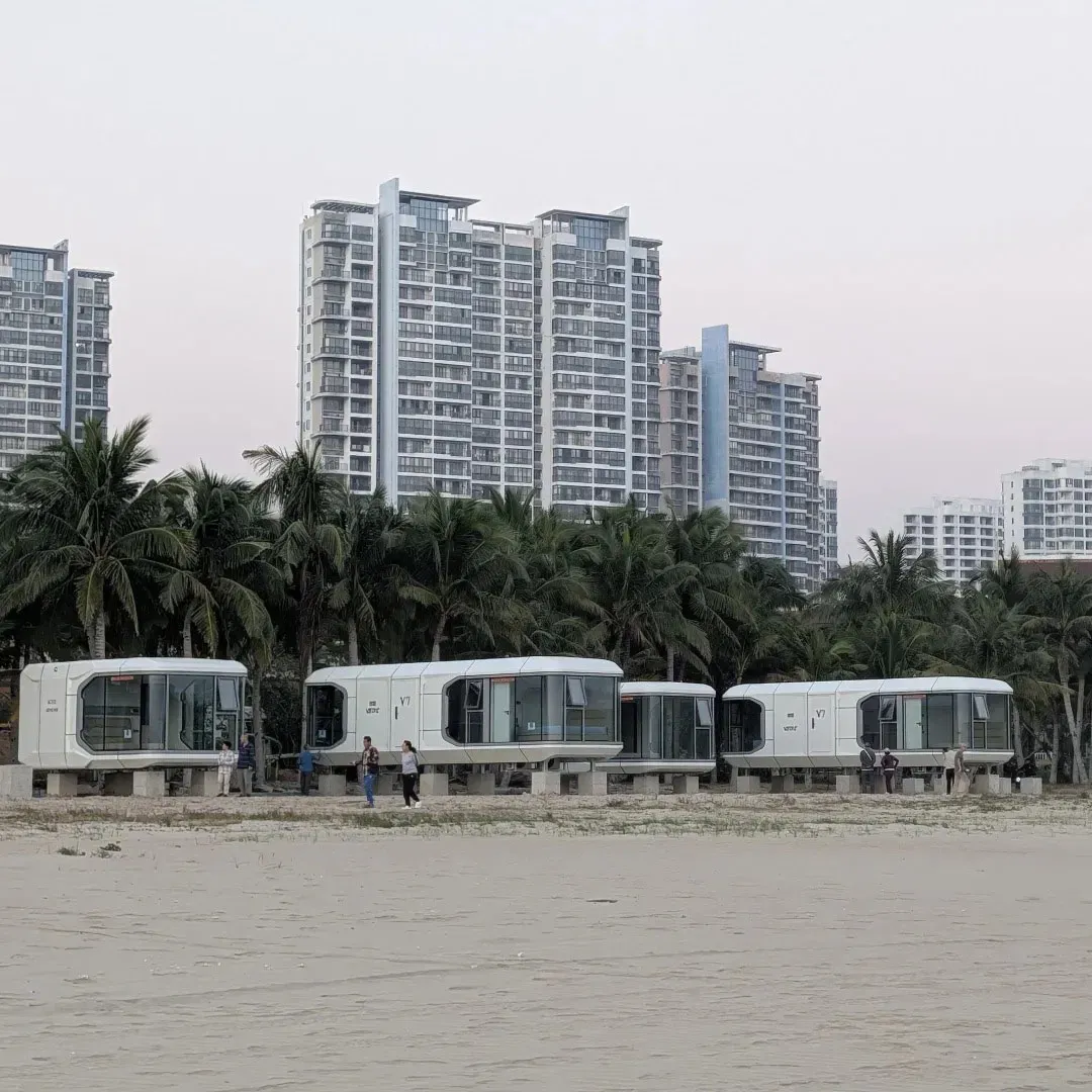 Префабрикатный роскошный умный капсульный отельный номер 2