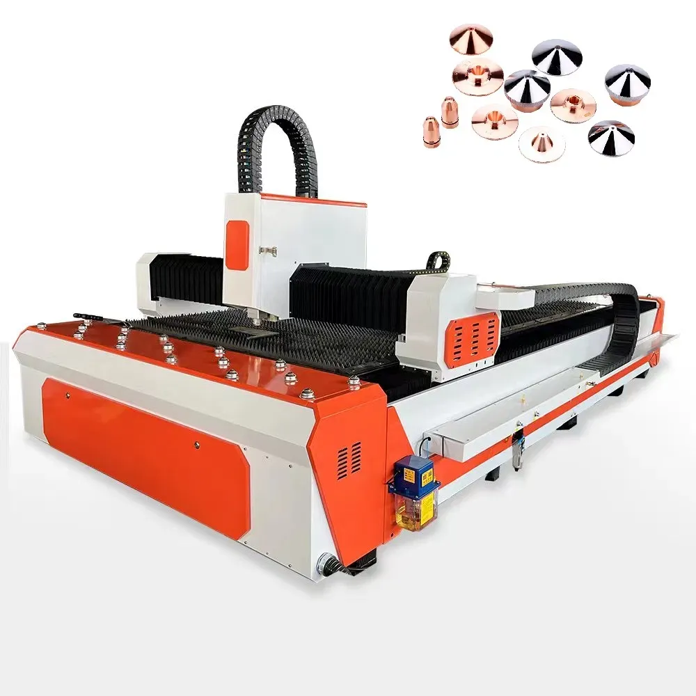 Профессиональный волоконный металлический лазерный резак ЧПУ 1000W 5