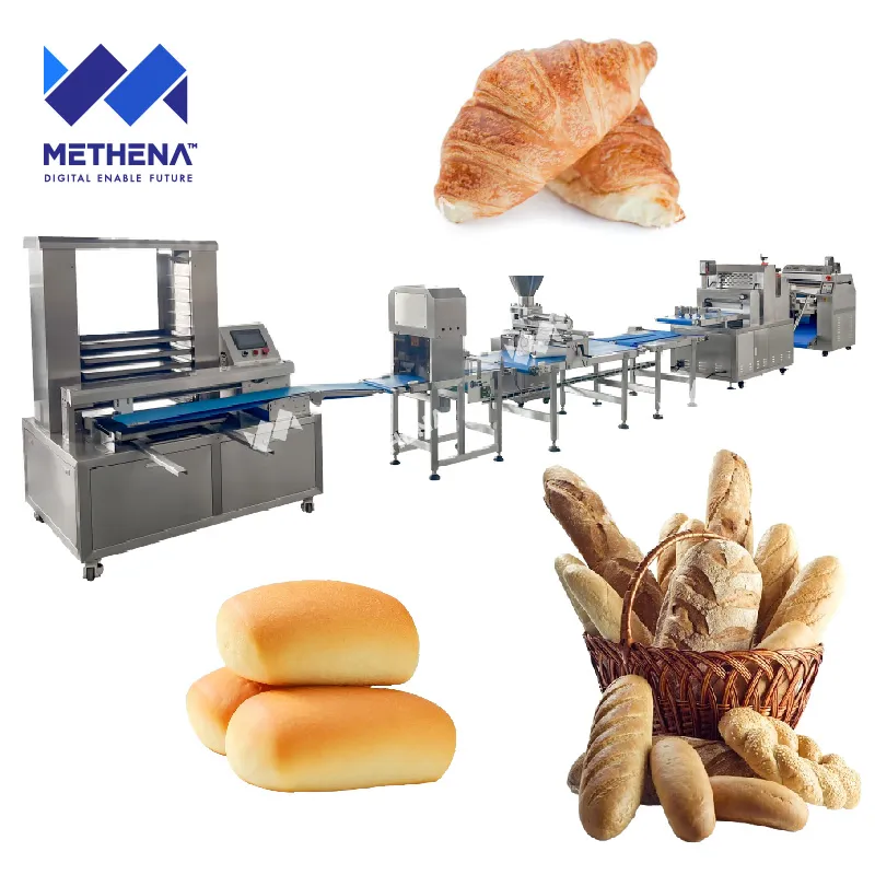 Полная линия машин для производства хлеба, оборудование для выпечки хлеба