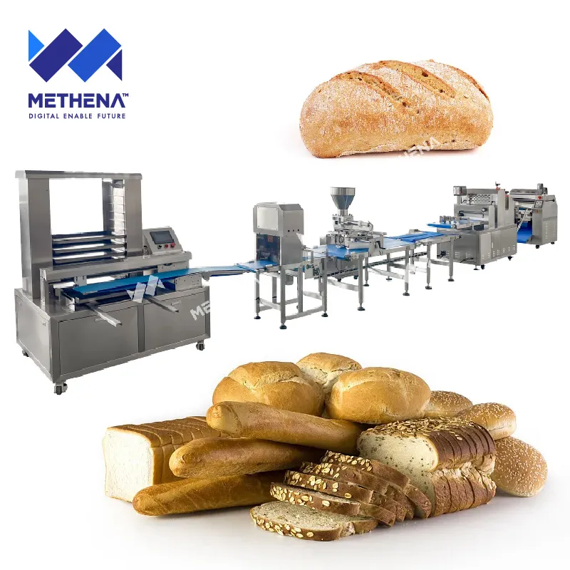 Полная линия машин для производства хлеба, оборудование для выпечки хлеба 4