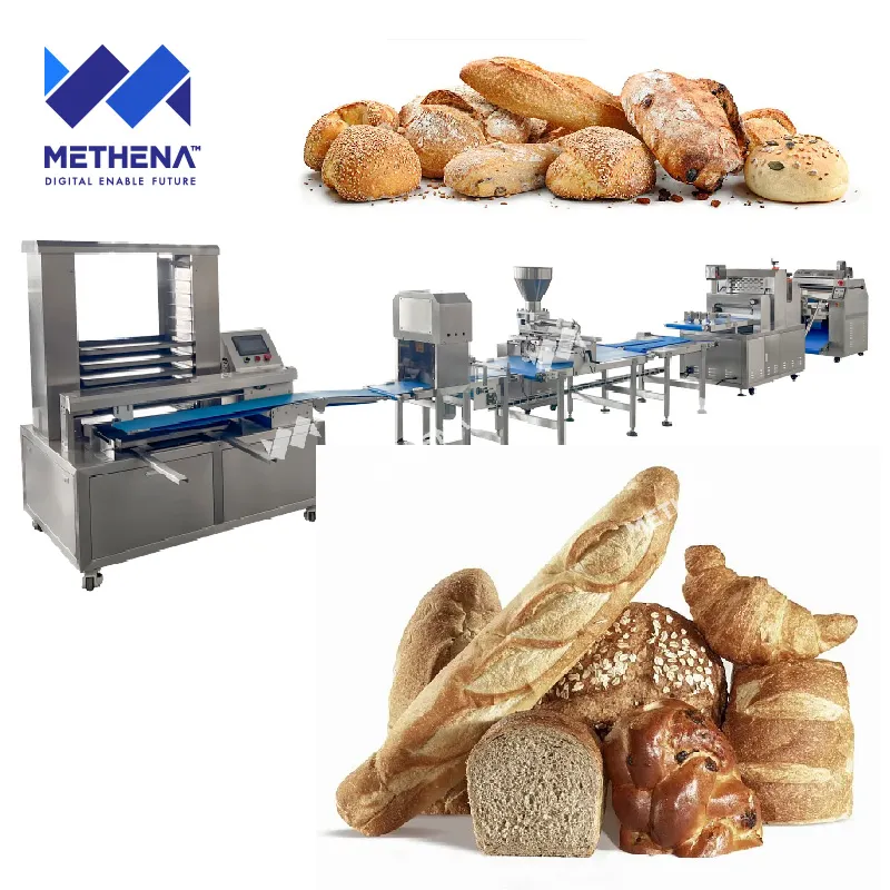 Полная линия машин для производства хлеба, оборудование для выпечки хлеба 3