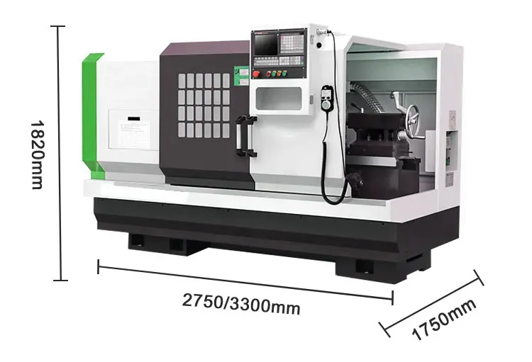 Профессиональный горизонтальный токарный станок CK6152 с ЧПУ 2