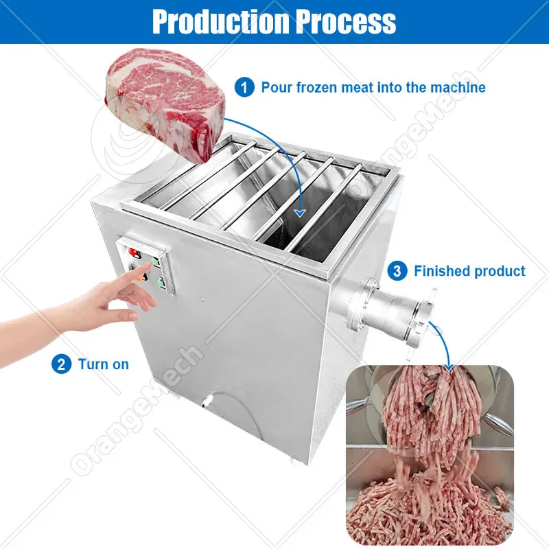 Профессиональная электрическая мясорубка из нержавеющей стали для коммерческого и промышленного использования 4