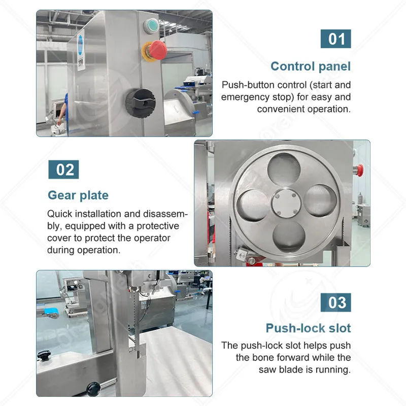 Профессиональный станок для резки мяса и костей 2