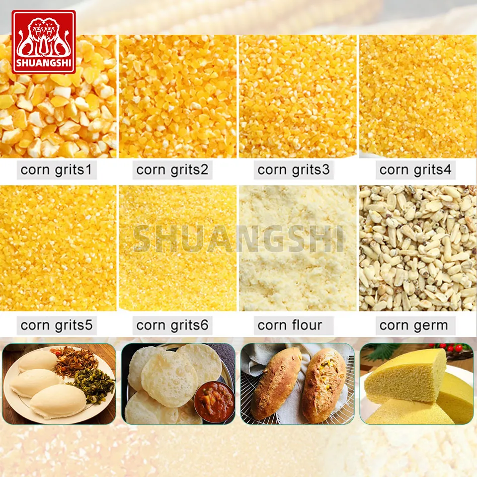 Профессиональный механизированный кукурузный гречневый мельничный станок 3