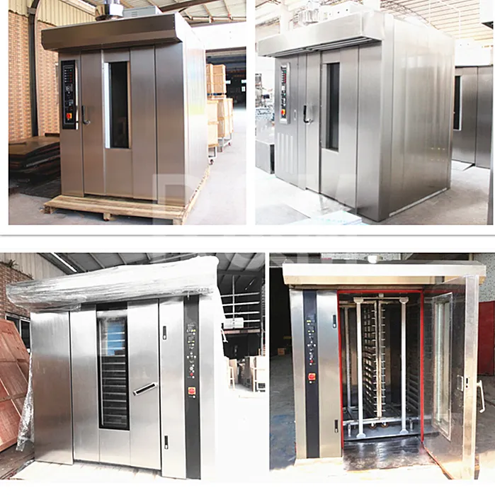 Профессиональный роторный духовой шкаф для пекарни 5