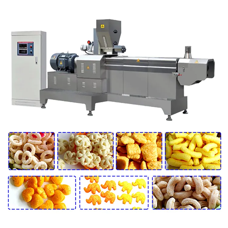 Автоматическая машина для производства пуфов из кукурузы 2