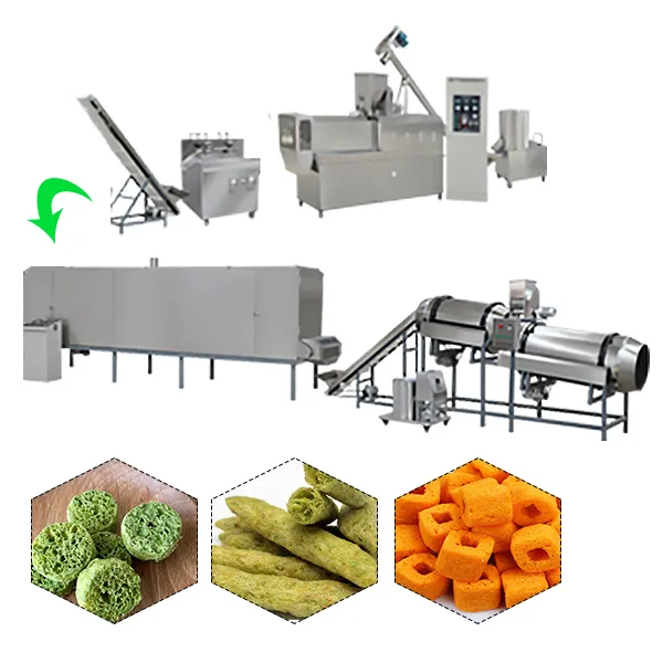 Автоматическая машина для производства воздушного риса и кукурузных закусок 6