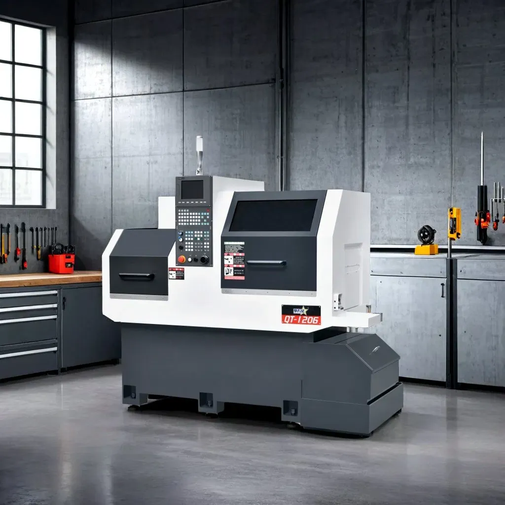 QT-1206 Горизонтальный Токарный Станок с ЧПУ