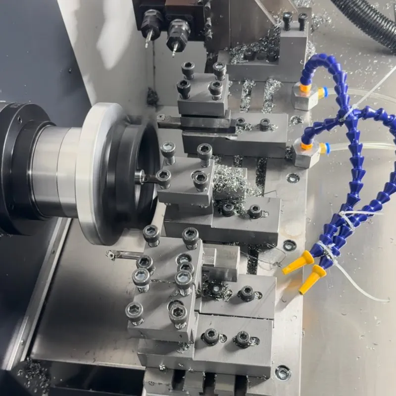 Точностной токарный станок с ЧПУ QT-32 для обработки автомобильных аксессуаров 2