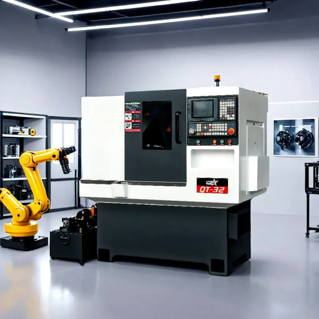 Qt-32 Точностной токарный станок с ЧПУ для обработки автомобильных аксессуаров