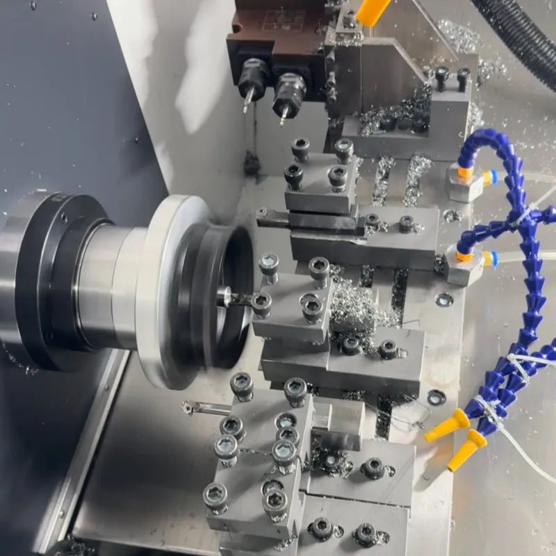 Qt-32 Точностной токарный станок с ЧПУ для обработки автомобильных аксессуаров 2