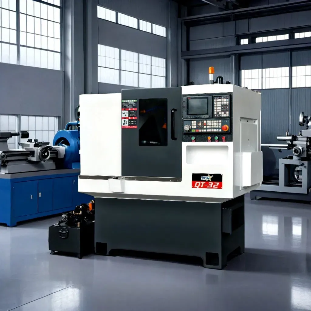 Qt-32 Точностной токарный станок с ЧПУ для обработки длинных валов из нержавеющей стали