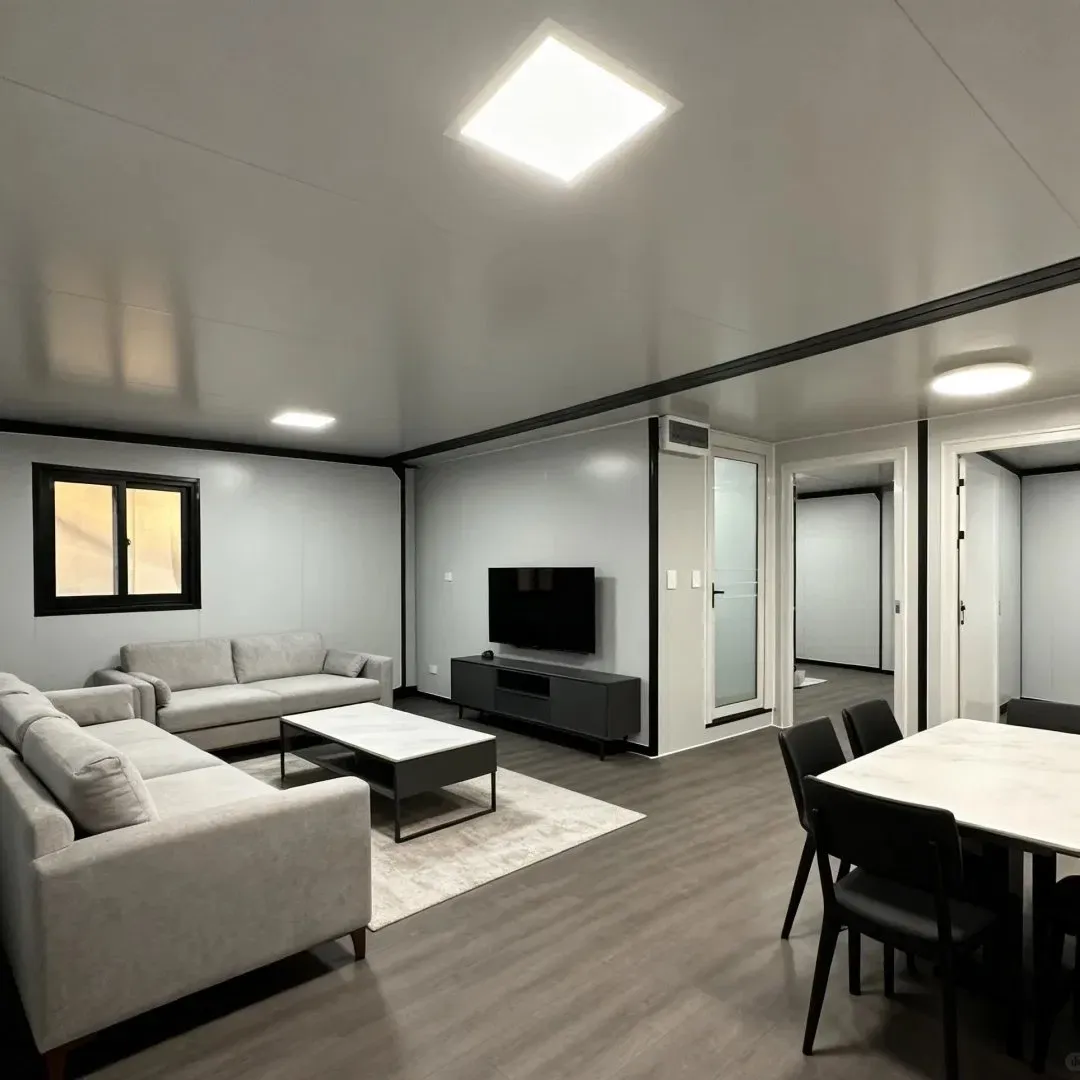 Быстровозводимый контейнерный дом из нержавеющей стали для офиса 3