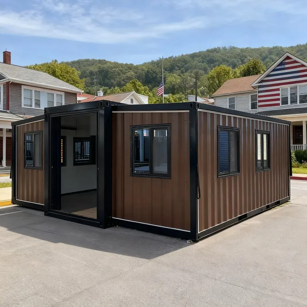 Быстровозводимый контейнерный дом из нержавеющей стали для офиса