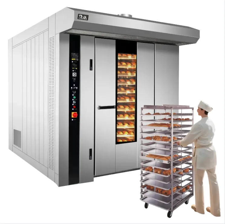 Автоматическая вращающаяся печь для выпечки пиццы 4