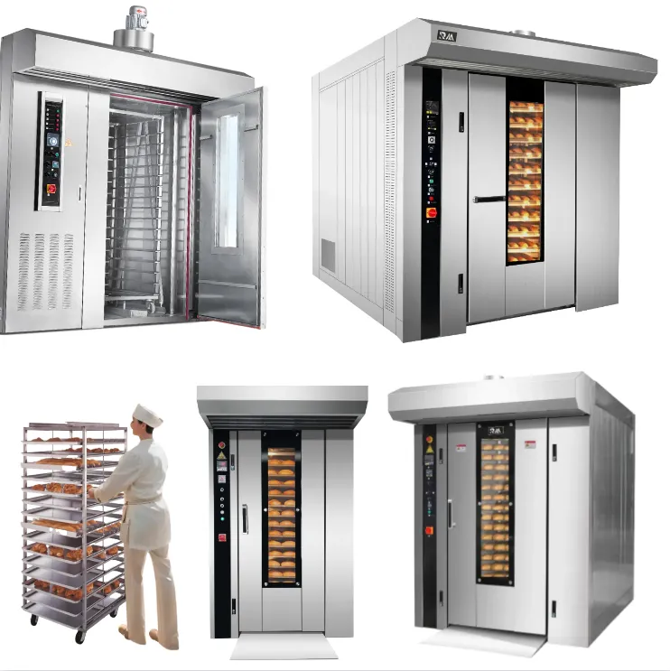 Автоматическая вращающаяся печь для выпечки пиццы 3