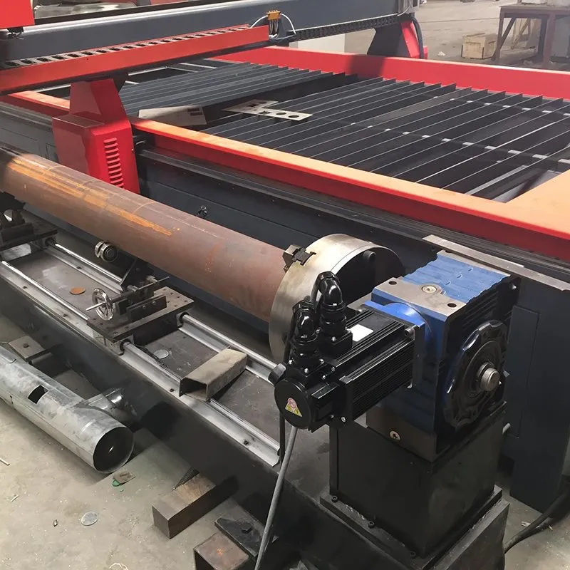 Профессиональный плазменный резак 1530 ЧПУ с ротационной осью 2