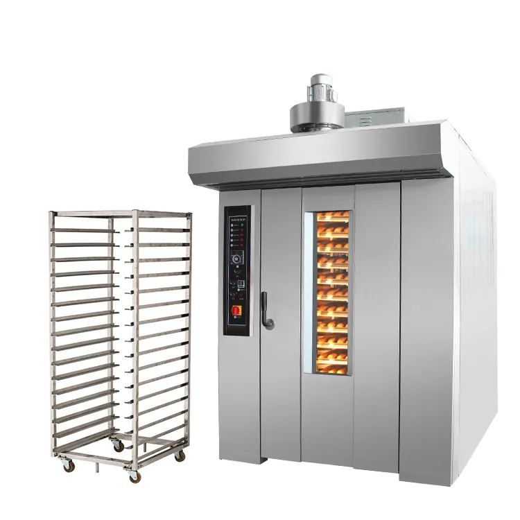 Ротационная печь для пекарни с самоподдоном и газовой горелкой